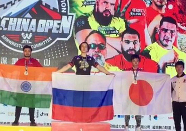 Indian arm wrestler Monoj Debnath wins Silver in China Armwrestling Open